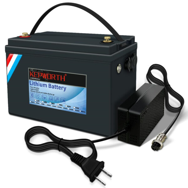 Kepworth Batterie Lifepo4 à Cycle Profond 12v 100ah Avec Bms 100a Intégré Pour Camping Car 9085